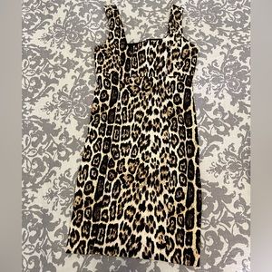 Alice & Olivia. Leopard print dress. Size 4.